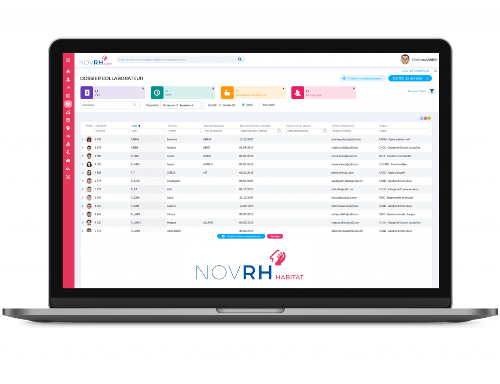 NOVRH Habitat dossier collaborateur