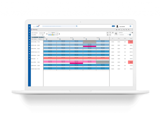 gestion des plannings RH avec NOVRH